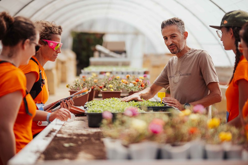 Séminaire d’entreprise au vert dans un cadre naturel inspirant autour d'un atelier mettant en avant la flore locale